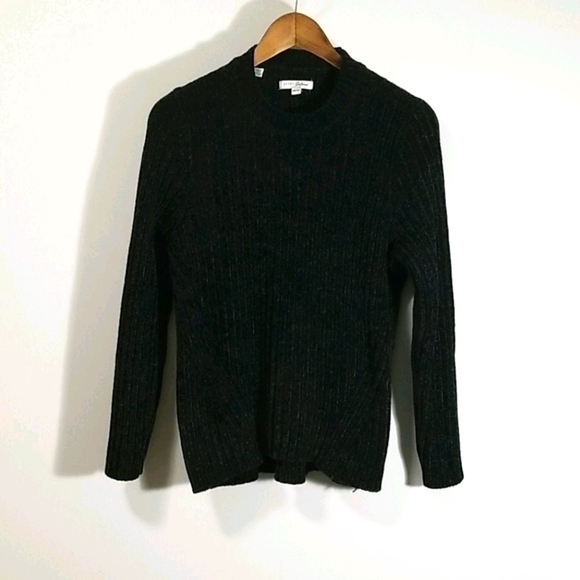 Jachs Girl Friend Black Ribbed Sweater - Picture 7 of 7